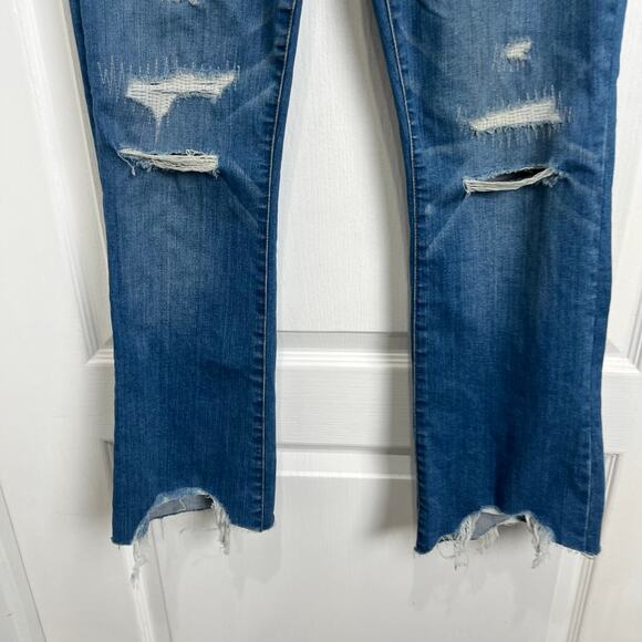Madewell Cali Demi-Boot Jeans in Bronson Wash: Button-Front Edition Women's 26 - Picture 3 of 11
